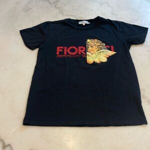 FIORUCCI BLACK CHERUBS COTTON TEE . S